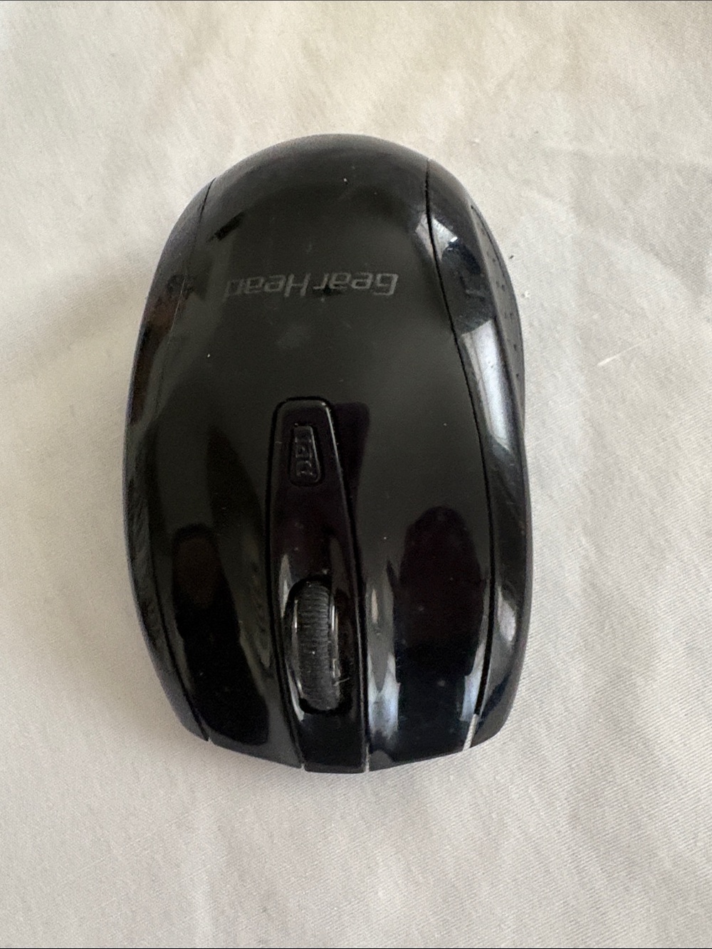 Black Gear Head Wireless Mouse Only